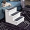 3Step Wood Pet Stairs With NonSlip Carpet Safe Ramp For Cats Small Dogs 4
