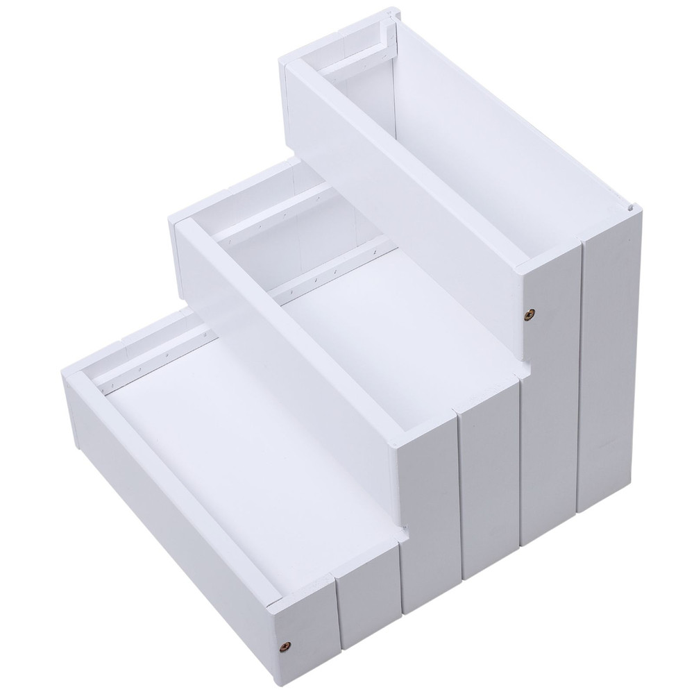 3Step Wood Pet Stairs With NonSlip Carpet Safe Ramp For Cats Small Dogs 6