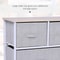 40 Storage Cube Dresser Unit With 5 Fabric Drawer Bins Sleek Shelf Organizer For Home Office 4