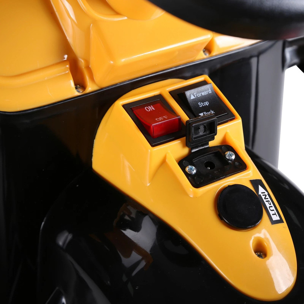 6V BatteryPowered Kids RideOn Car Electric Excavator Digger Toy For Outdoor Play With Movable Scoo 5