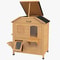 PawHut 2Story Wooden Cat House Waterproof Outdoor Cat Shelter With Openable Roof Balcony TwoTier D 14