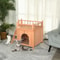 Premium Wooden Pet House For Cats Dogs Weatherproof Outdoor Shelter With Lockable Gate Raised Platf 1
