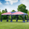 Pop Up Party Tent Gazebom Wedding Canopy With 6 Sidewalls American Flag 0