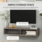 Dark Grey Floating TV Stand Entertainment Center Unit Wall Mount Media Console With Storage For 50 4