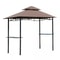 8Foot Backyard BBQ Grill Canopy Cover TwoLayered Smoke Vent Design For Ultimate Shade Ventilation 2