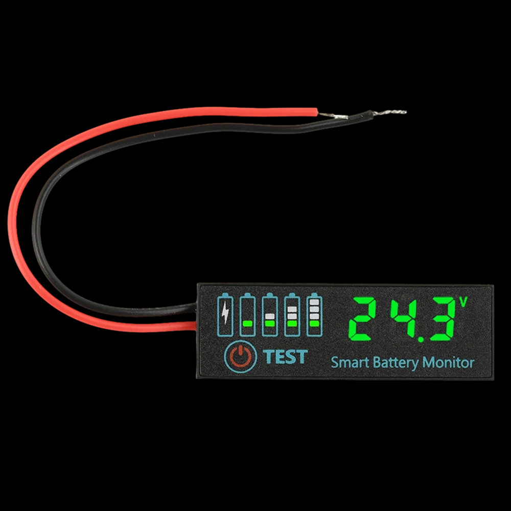 Battery Voltage Meter with LCD Display – 3S-12S Module Capacity Tester for 18650/Li-ion/LiPo