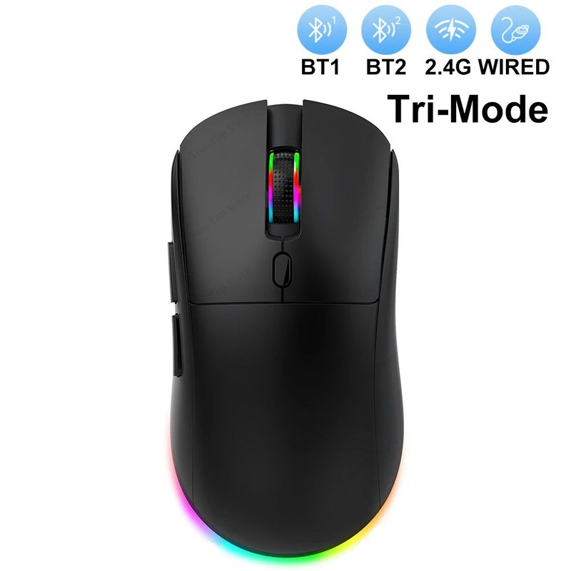 Wireless RGB Gaming Mouse  6 Button 4800DPI TriMode Bluetooth 5324GUSB For PC Laptop Tablet 6