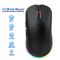 Wireless RGB Gaming Mouse 6 Button 4800DPI TriMode Bluetooth 5324GUSB For PC Laptop Tablet 0