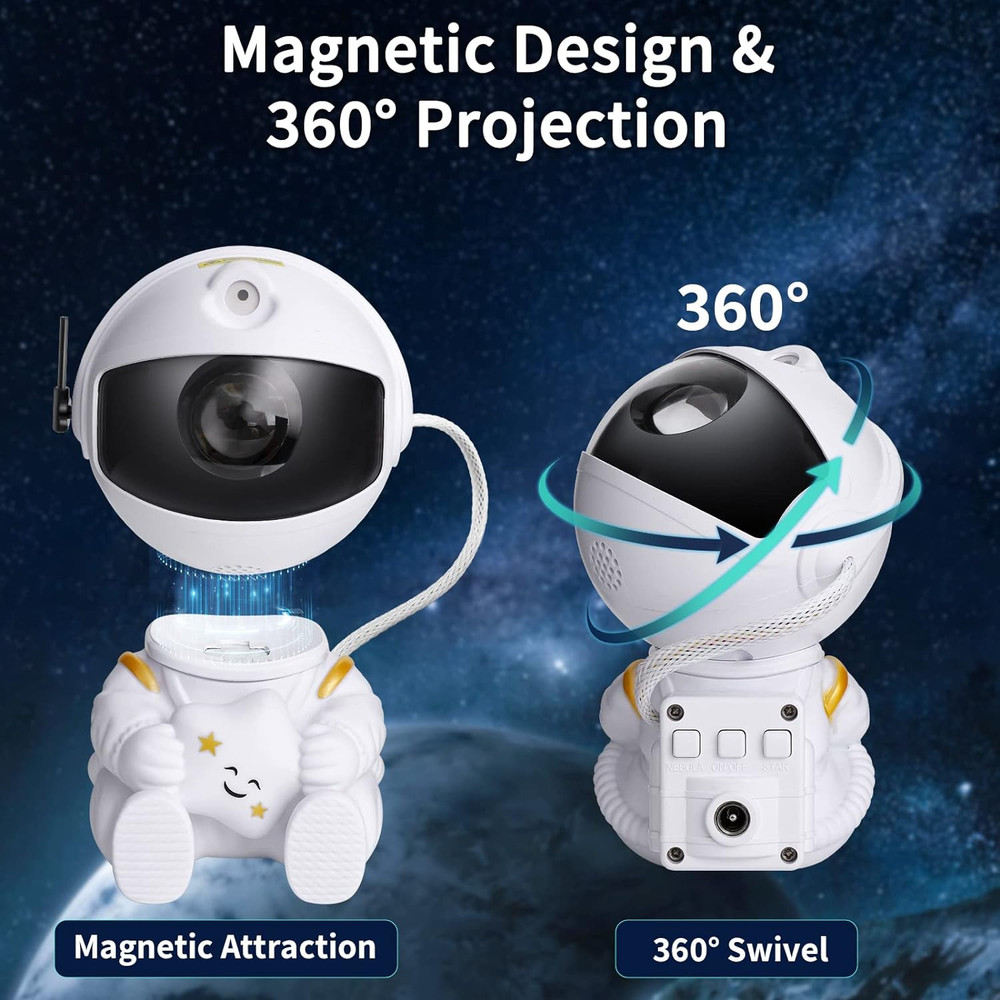 Star Astronaut Projector Light – Galaxy Starry Sky Lamp for Bedroom Decoration, Kids & Adults Gift