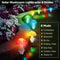 SolarPowered Mushroom Lawn Lamps 8 LED Fairy Lights String For Garden Yard Easter Wedding Decor 4