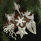 Christmas Tree Hanging Ornaments Snowflake Angel Deer White Pendants Navidad New Year Party Home Xm