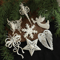 Christmas Tree Hanging Ornaments Snowflake Angel Deer White Pendants Navidad New Year Party Home Xm