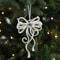 Christmas Tree Hanging Ornaments Snowflake Angel Deer White Pendants Navidad New Year Party Home Xm