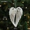 Christmas Tree Hanging Ornaments Snowflake Angel Deer White Pendants Navidad New Year Party Home Xm