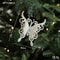 Christmas Tree Hanging Ornaments Snowflake Angel Deer White Pendants Navidad New Year Party Home Xm