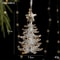 Christmas Tree Hanging Ornaments Snowflake Angel Deer White Pendants Navidad New Year Party Home Xm