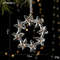 Christmas Tree Hanging Ornaments Snowflake Angel Deer White Pendants Navidad New Year Party Home Xm