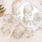 White Champagne Green Balls, Transparent Christmas Ball Set, DIY Christmas Tree Ornaments, Luxury Holiday Decor for Part