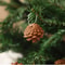 Christmas Pine Cones Ornaments, Mini Pinecones Tree Pendant, Holiday New Year Accessories, Rustic Festival Party Decor