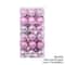 Plating Glossy Decorative Christmas Balls Set Box, Balls Christmas Tree Pendant, Holiday New Year Party Decor