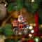Hanging Cartoon Santa Acrylic Winter Decorative Christmas Tree Pendants Claus Bicycle Gifts Christm 1