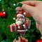 Hanging Cartoon Santa Acrylic Winter Decorative Christmas Tree Pendants Claus Bicycle Gifts Christm 7