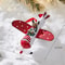 Antique Style Santa Claus Airplane, Retro Iron Christmas Pendant, Christmas Tree Hanging Decoration