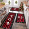 Christmas Decoration Plaid Christmas Tree Floor Mat, Absorbent Doormat For Kitchen, Live Room Sofa Floor Mat