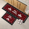 Christmas Decoration Plaid Christmas Tree Floor Mat, Absorbent Doormat For Kitchen, Live Room Sofa Floor Mat