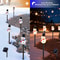 Snowman With Black Hat Long Nose Solar Powered Garden Light Outdoor Stake Light Suitable For Yard P 2