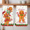 Christmas Kitchen Towels, Xmas Gingerbread Man Dish, Merry Christmas Party Decoration, Towel Navidad New Year