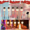 SolarPowered Christmas Snowman Lights With Clear Tubes 8 Lighting Modes Ideal For Christmas Party D 5