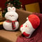 Santa Claus Plush Toy Pillow Cute Christmas Soft Doll Elk Pillow Holiday Decoration Christmas Gift 4