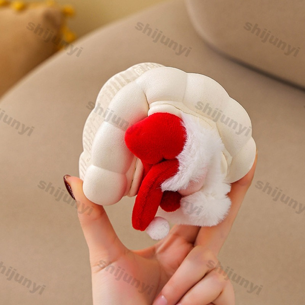 Warm Comfortable Indoor Platform, Christmas Woman Slippers Winter, Cute Santa Claus Floor Shoes Plush, Cartoon House Man