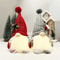 High End Lantern Dwarf Christmas Doll Gift Ornament Santa Gnome Knitted Hat Rudolf Doll 0