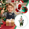 Christmas Decorations Santa Claus Doll with Light Music, Santa Claus Climbing Beads, Family Party Decorations Christmas