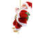 Christmas Decorations Santa Claus Doll with Light Music, Santa Claus Climbing Beads, Family Party Decorations Christmas