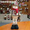 Retractable Snowman, Christmas Ornament, Reindeer Santa Plaid Standing Home Decor Doll, Kids Gift, New Year Decorations