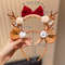Cute Girls Christmas Antler Hairband Holiday Party Bow Headband Ideal Festive Gift Accessory For Ki 4