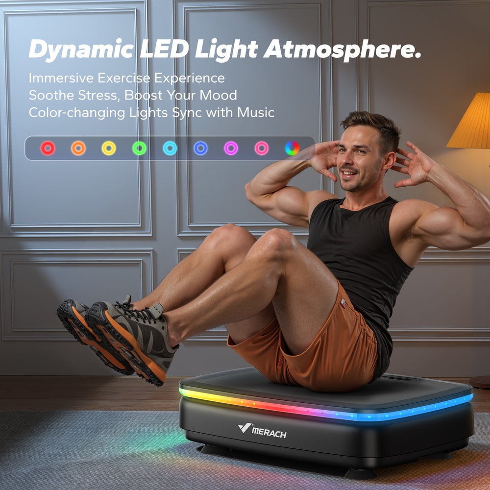 Power Vibrate Platform Vibration Plate Exercise Machine For Whole Body Workout And Lymphatic Draina 3
