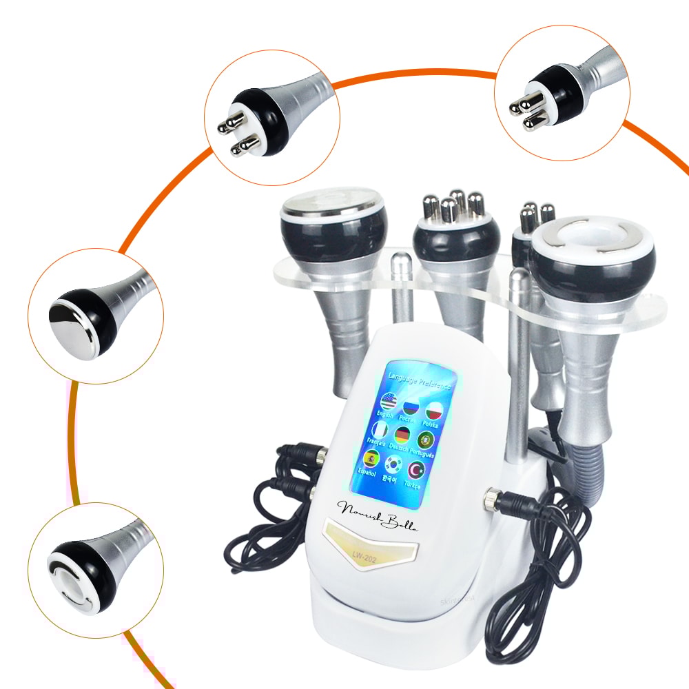 Beauty Massager Cavitation Body Slimming Machine Skin Tighten Face Lifting Vacuum Suction 3