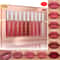 Waterproof Nude Lip Gloss Matte Velvet Lipstick Longlasting Liquid Lipstick Women Moist Lip Tint 7