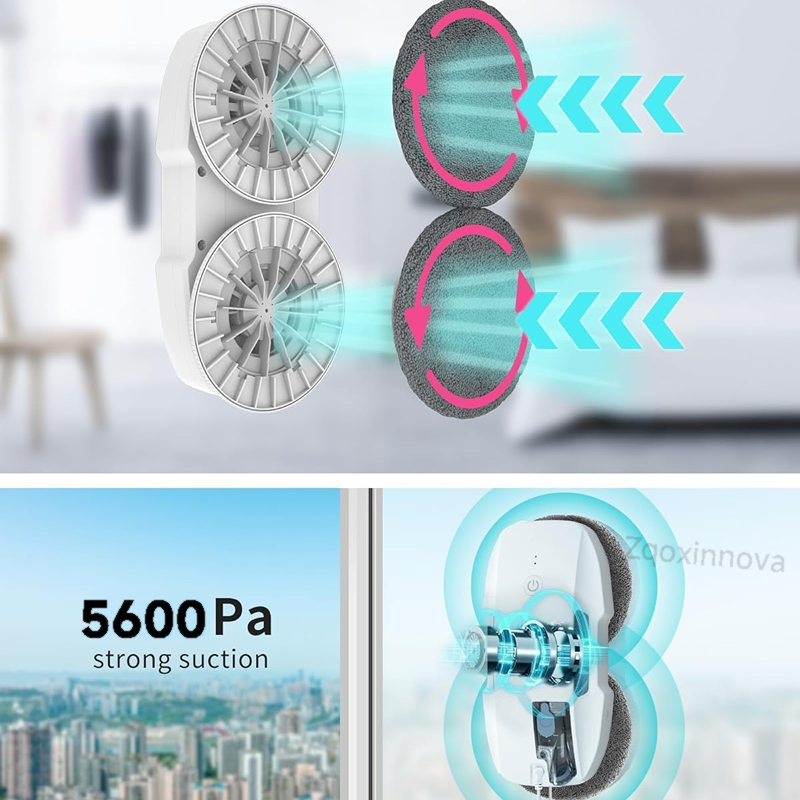 Robot Window Cleaner Vacuum UPS System Auto Clean Glass Windows Washer Smart Home Appliance Electri 2