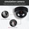 Indoor Outdoor Fake Dome Security Camera Dummy Fake Camera With LED Red Light Battery Operated 4