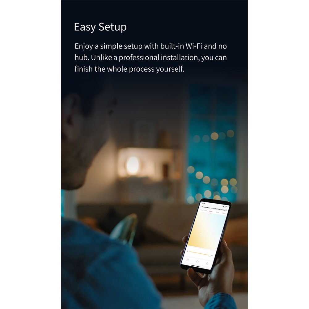 Yeelight Smart LED Bulb Global Version WiFi Voice Control Dimmable Compatible With Google Home 1