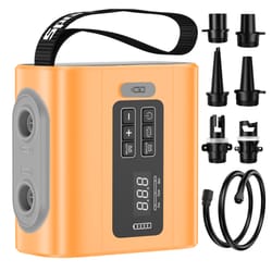 portable electric mini air pump travel vacuum inflatable deflate outdoor wireless pump for mats