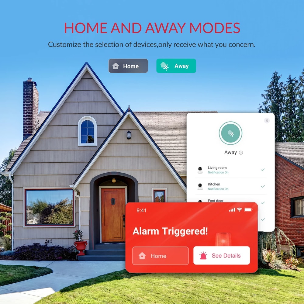 Pro Home Camera Security Surveillance System WiFi With Night Vision Baby Monitor On IOS Android 4