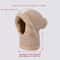 Winter Warm Knitted Hat Fashion Windproof Scarf Mask Onepiece Hat With Fluff Thickening For Women 11