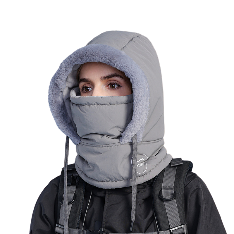 Breathable Womens Winter Balaclava Hat With Warm Neck Scarf And Face Mask For Sports 8