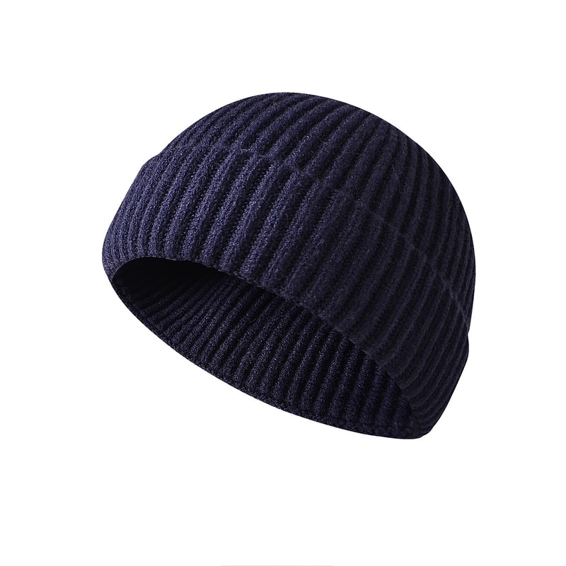Solid Winter Knittted Cap Hip Hop Beanies Unisex Skullies Hat For All Seasons 8
